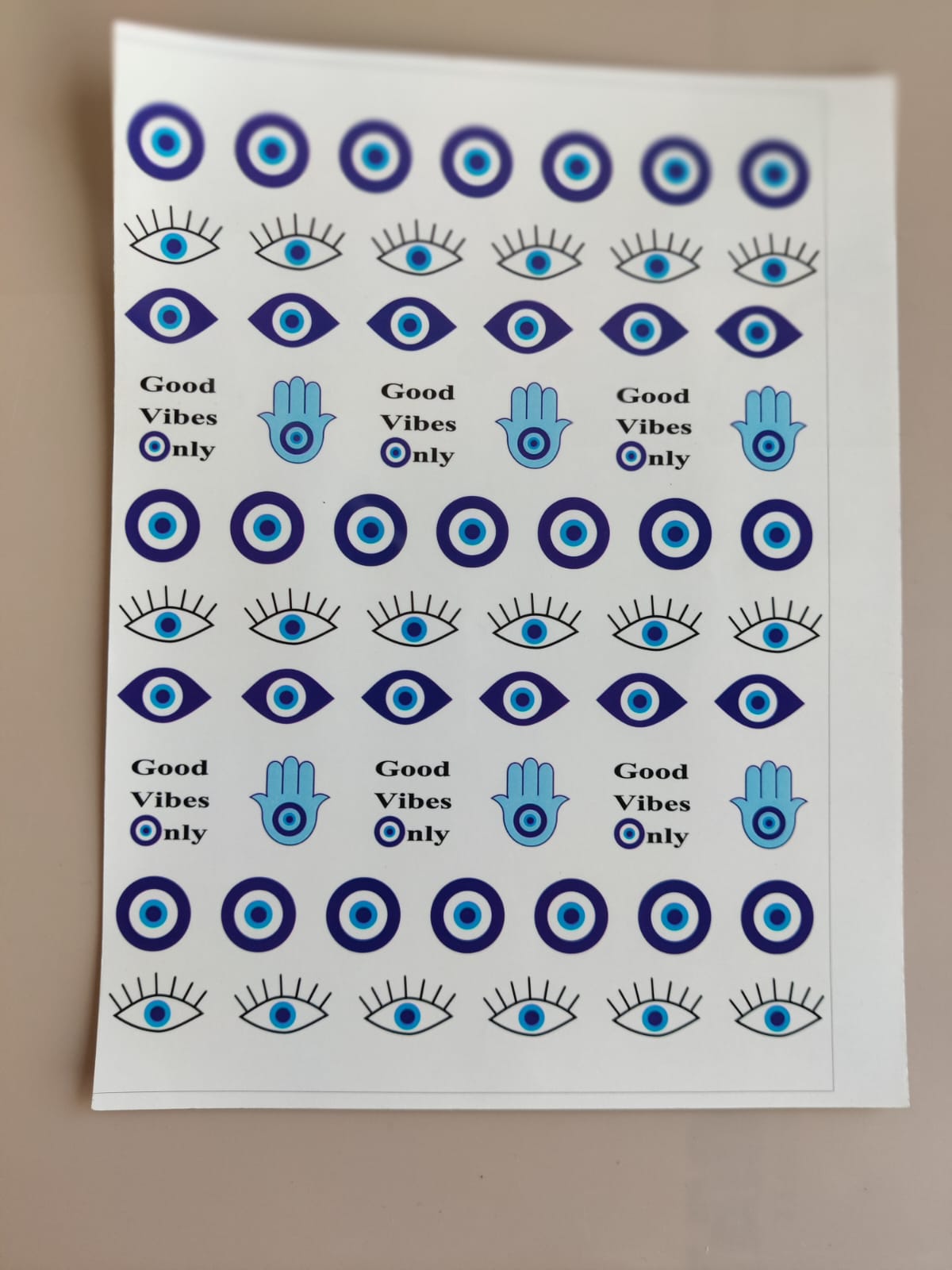 Evil Eye Insert stickers - II