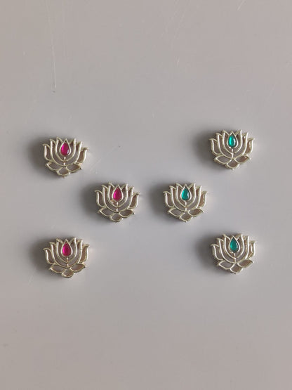 Lotus metal charms