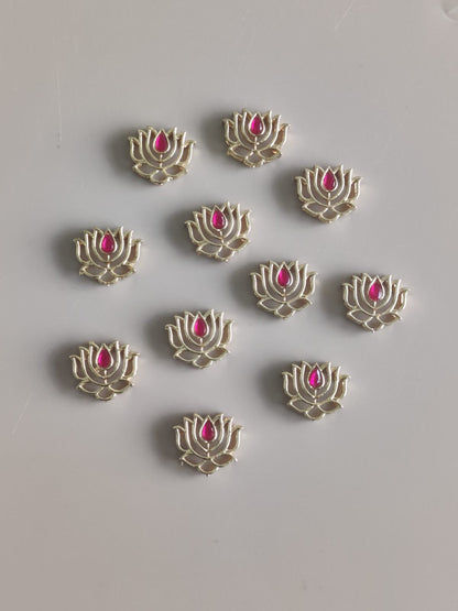 Lotus metal charms