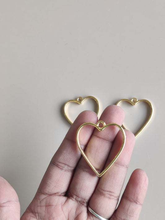 1 " Heart pendant bezel