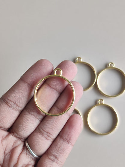 1 " Round pendant bezel