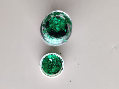 Green Holo Chunky Glitter