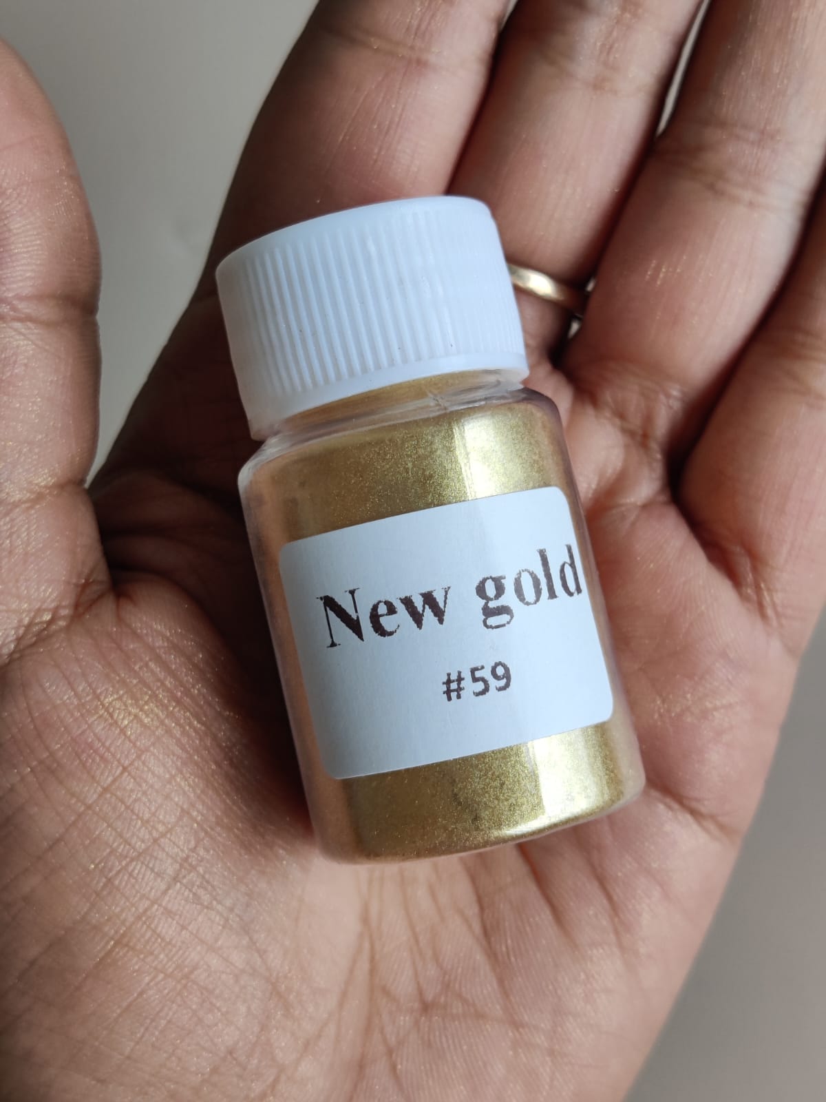 New gold mica pearl powder