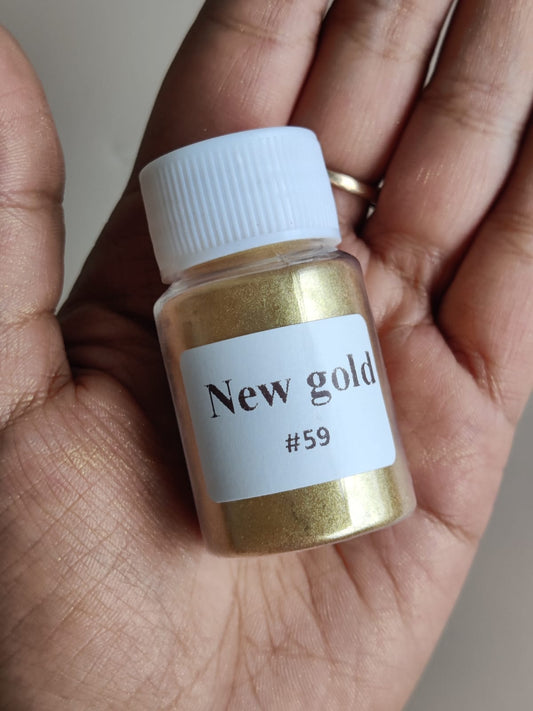 New gold mica pearl powder