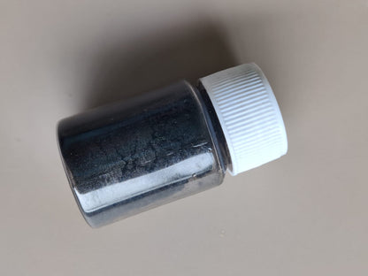 Silver black mica pearl powder