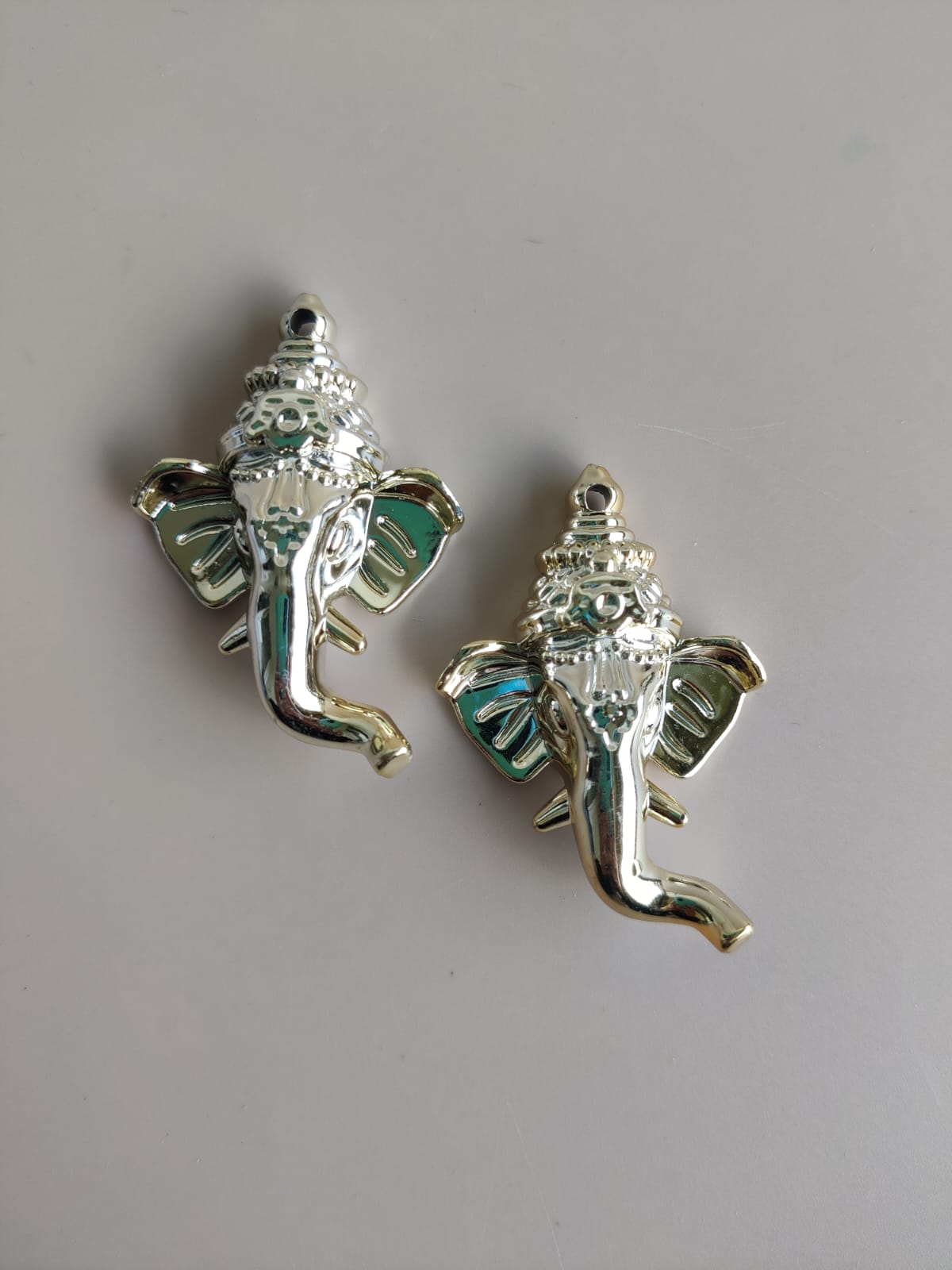 3D Ganeshji Decorative Golden- Big pack of 2