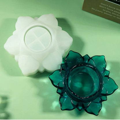Designer Lotus tea light/ candle holder mould