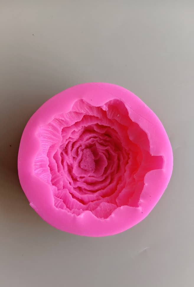 3D Peony Flower Candle Mould