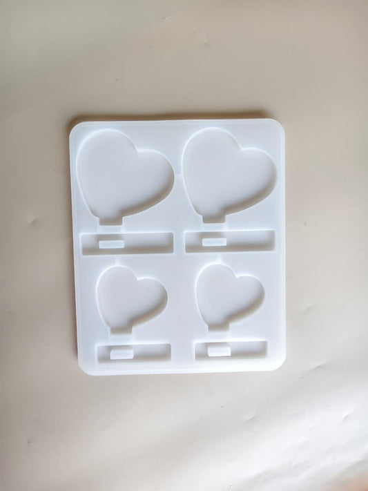 4 cavity small photo frame  - Heart