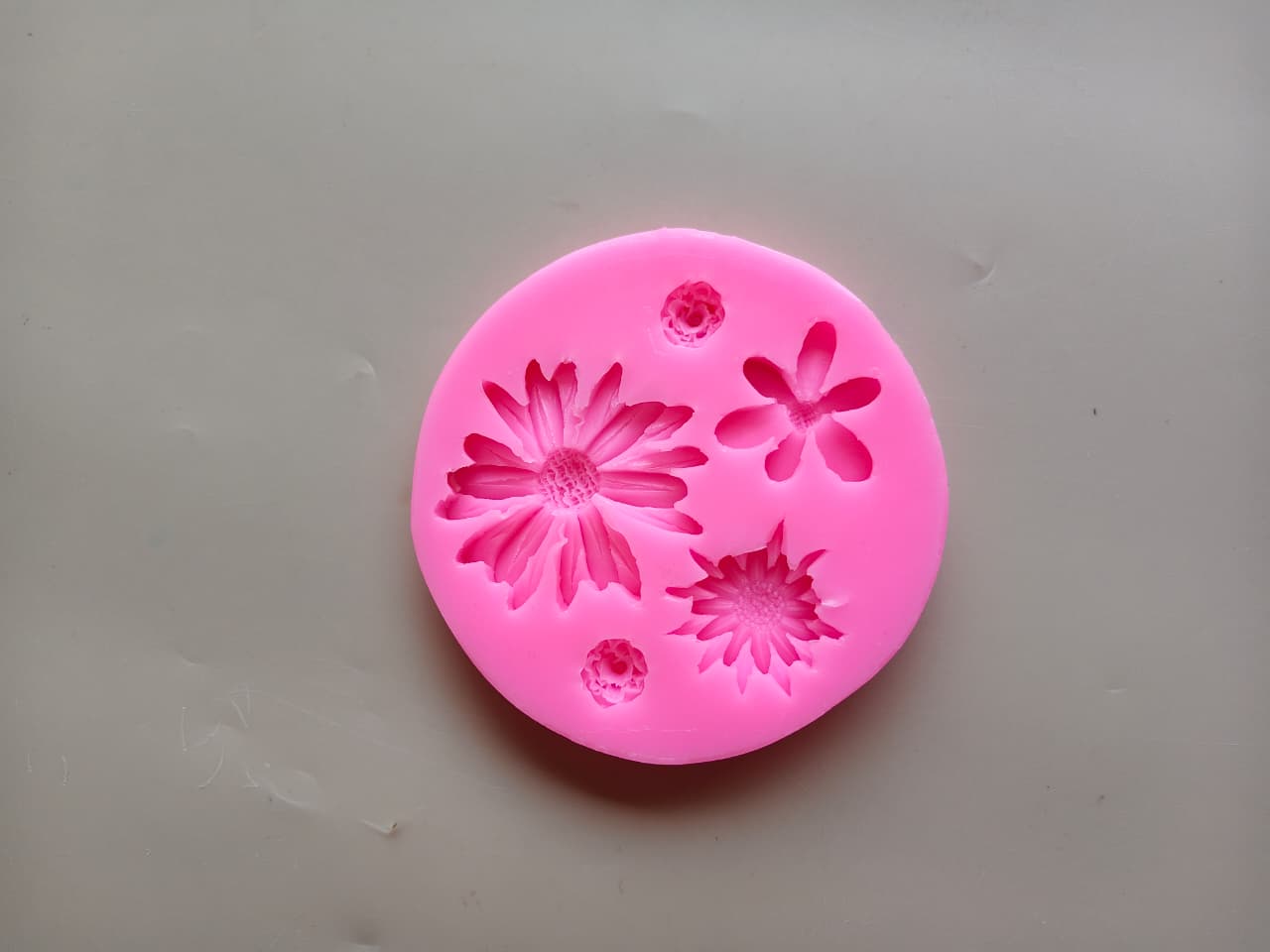 3D 5 Flower Candle Mould