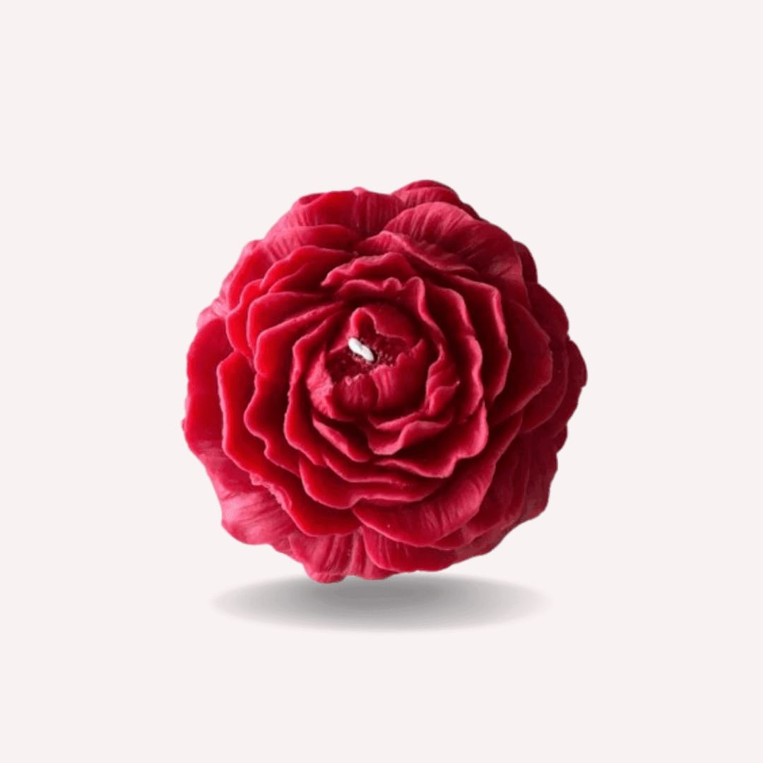 3D Peony Flower Candle Mould
