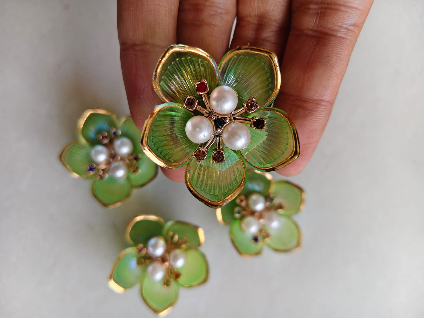 Acrylic Petal Flower