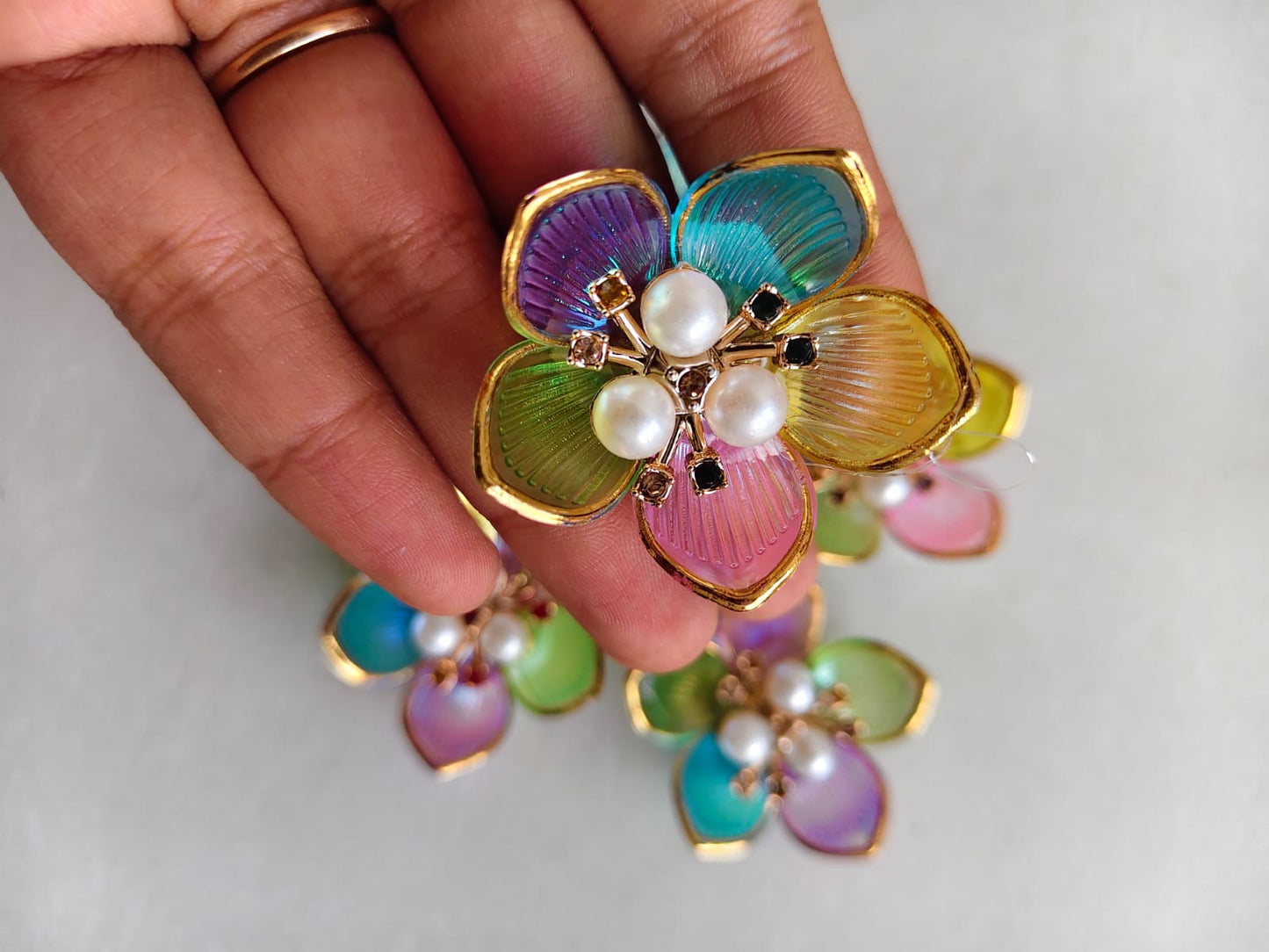 Acrylic Petal Flower