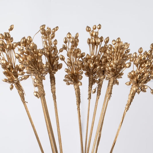 Moti Bunch / Golden flower for decoration