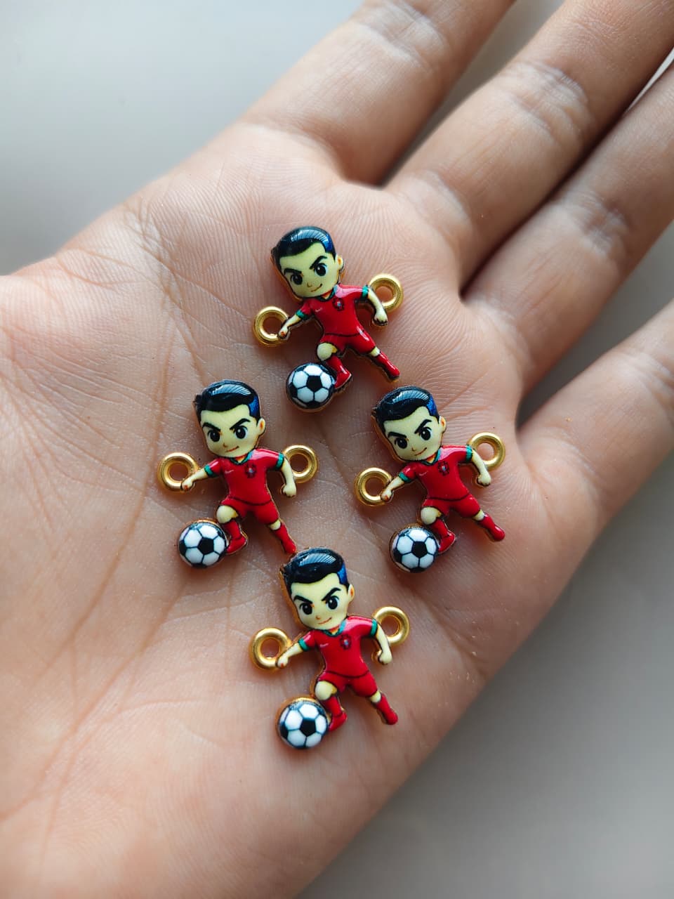 Ronaldo Football Charm
