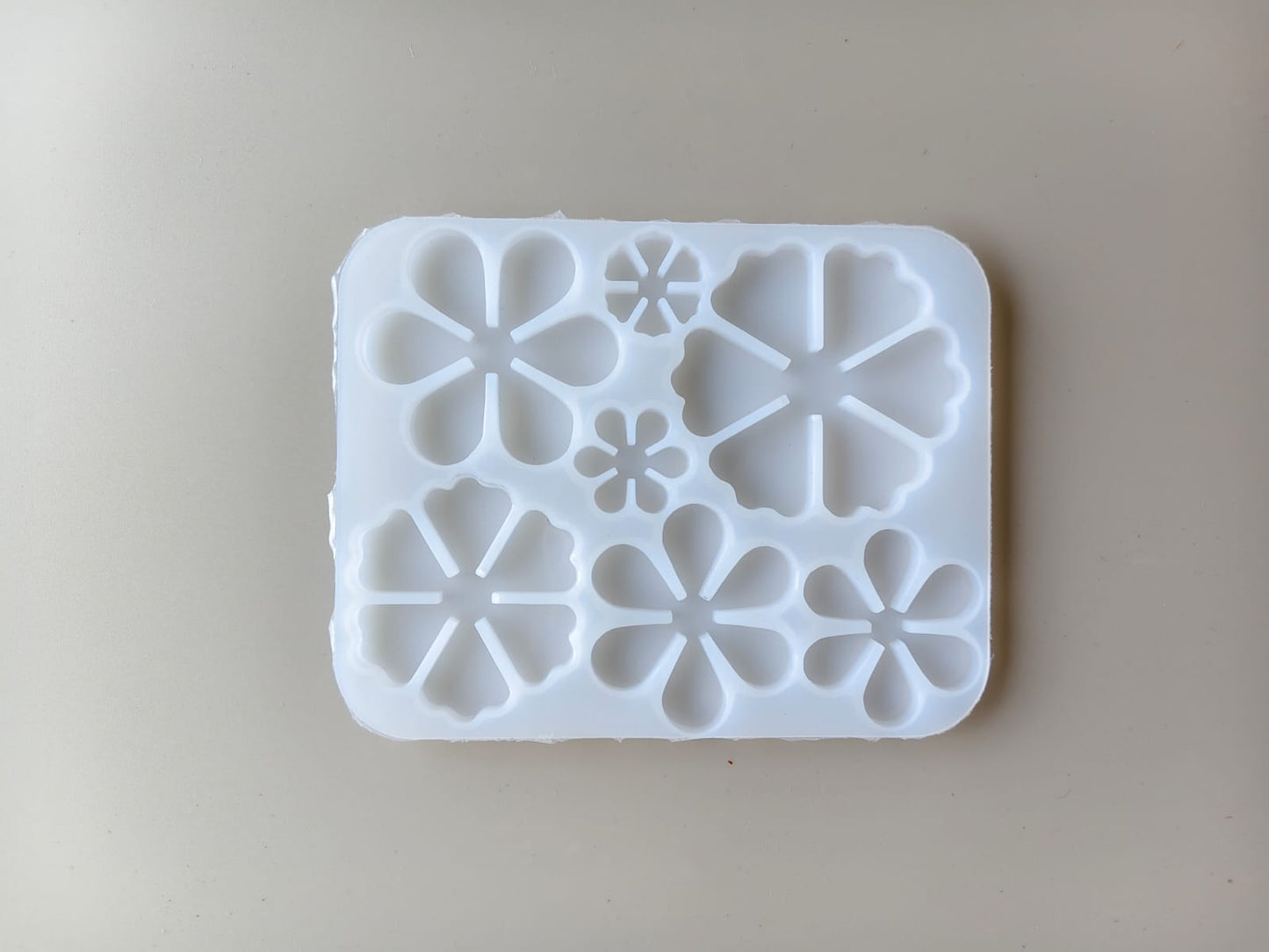 7 cavity 3d flower mould