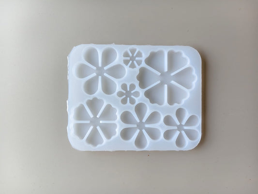 7 cavity 3d flower mould