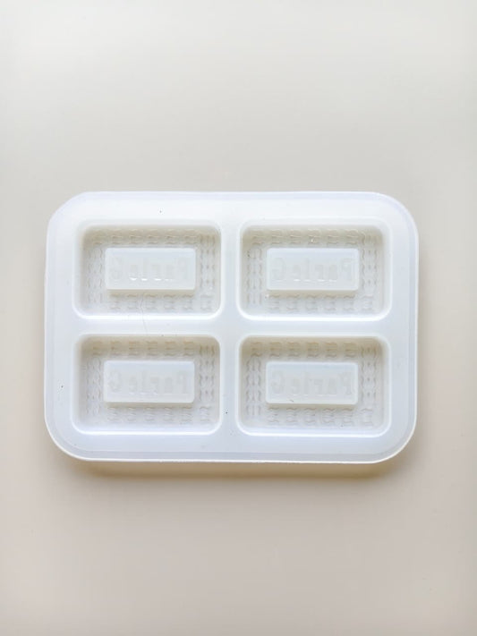 4 cavity ParleG Biscuit Mould