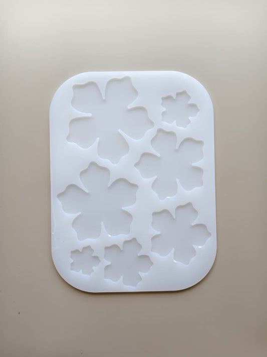 7 cavity 3d flower mould -B