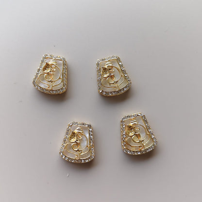 Ganesha diamond Rakhi Charm