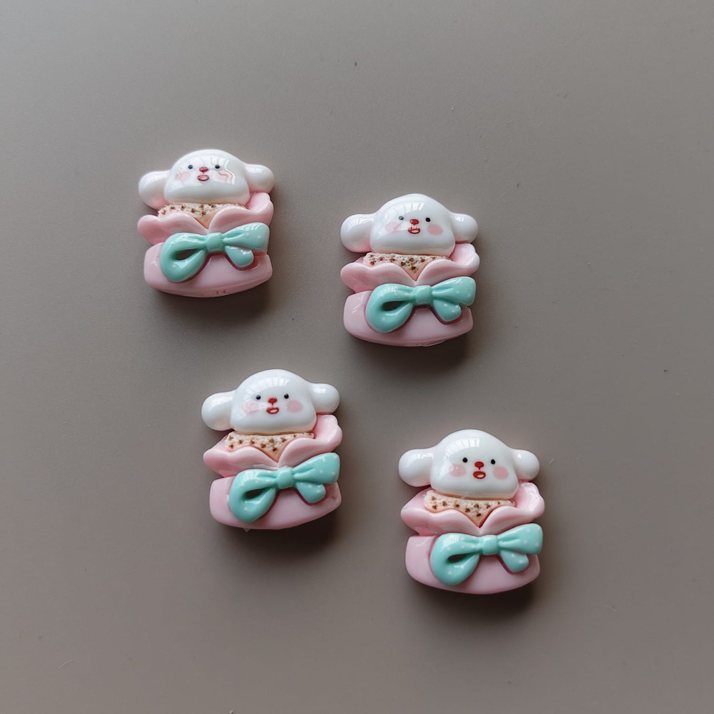 Pink teddy kids Rakhi charms