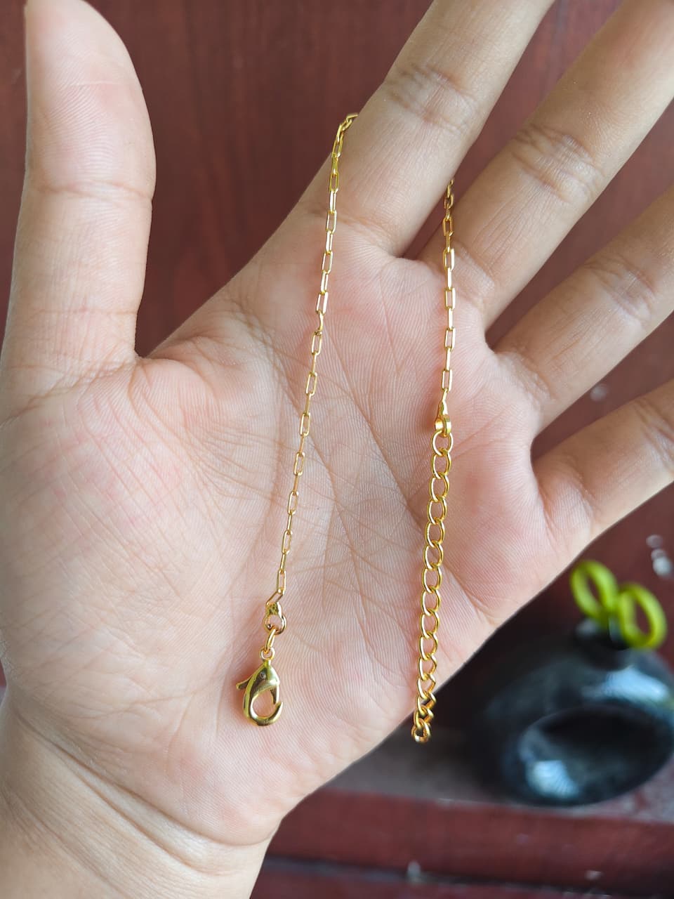 Anti tarnish bracelet chain - B