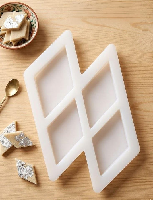 4 Cavity kaju katli mould