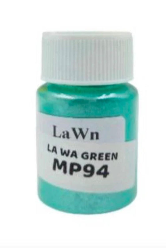 La Wa  Green Mica Pearl Powder