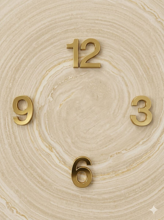 Minimalist Clock Layout