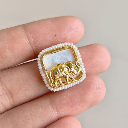 Gold Plated Elephant Charms