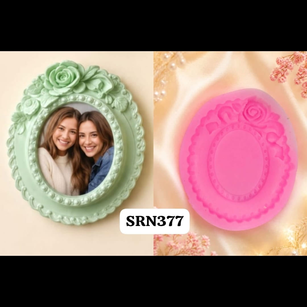 Oval Photo Frame Mould - 2