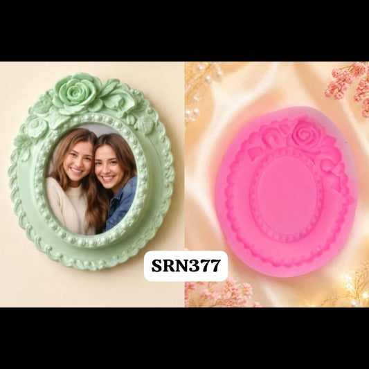 Oval Photo Frame Mould - 2