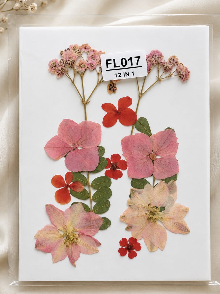 12  In 1 Pressed Flowers