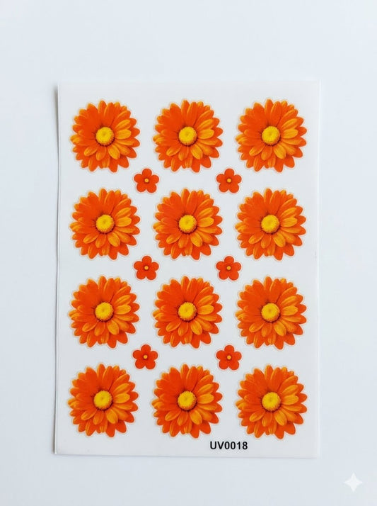 U.V Sticker - Orange