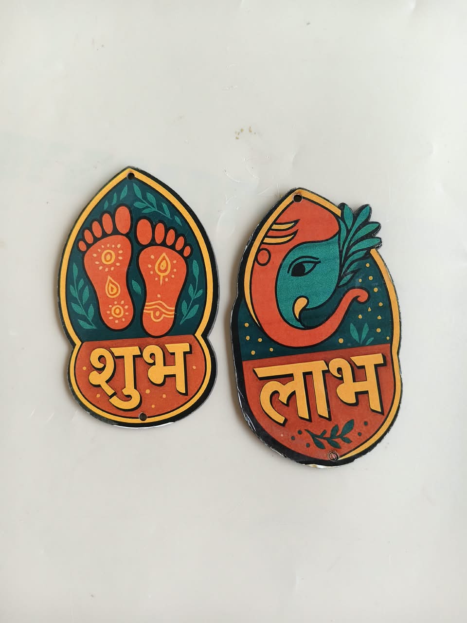 Ganesha  Subh Labh Door handing
