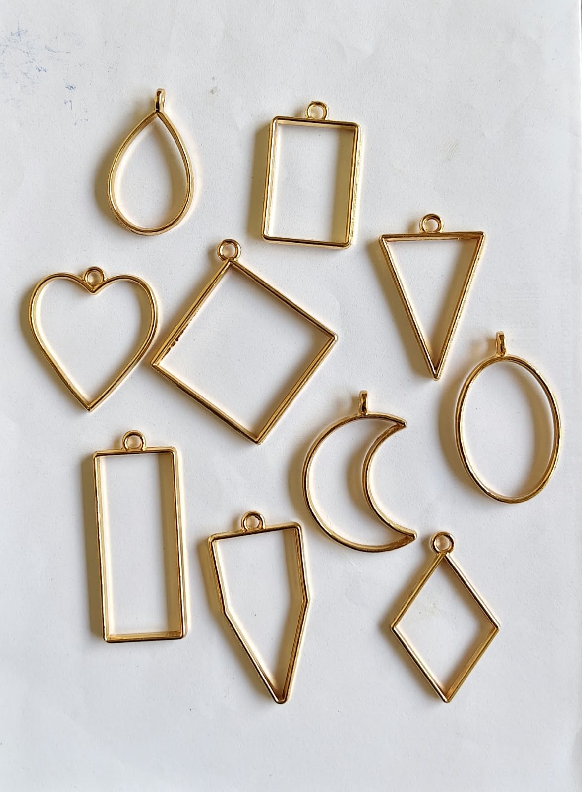 Bezel set of 10 - KC Gold