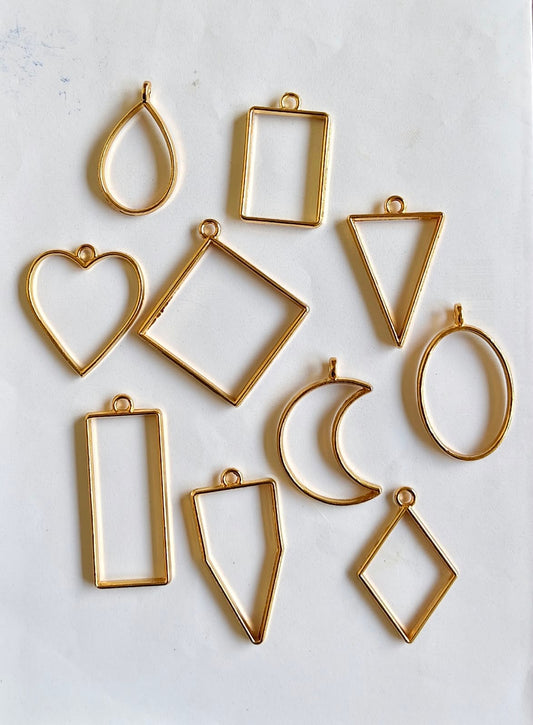 Bezel set of 10 - KC Gold