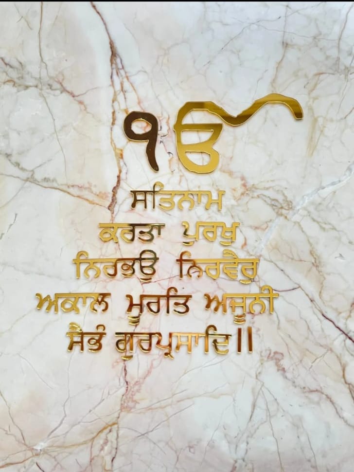 Ek Onkar / Punjabi Mantra Frame