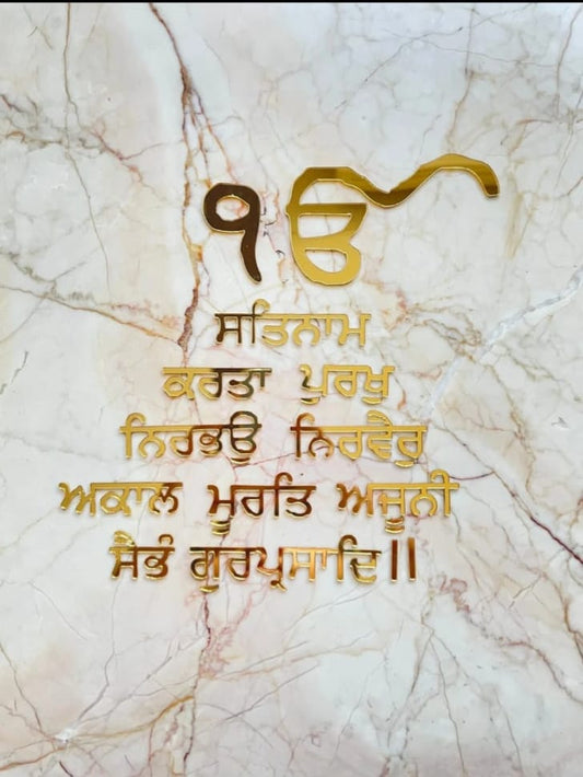 Ek Onkar / Punjabi Mantra Frame