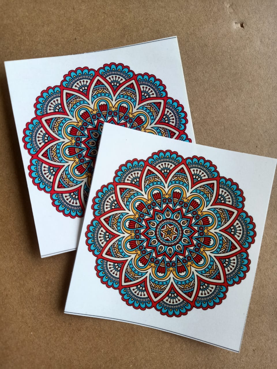 Colourful stickers A5