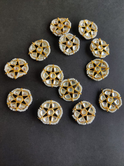 Kundan Rakhi Charms Beads