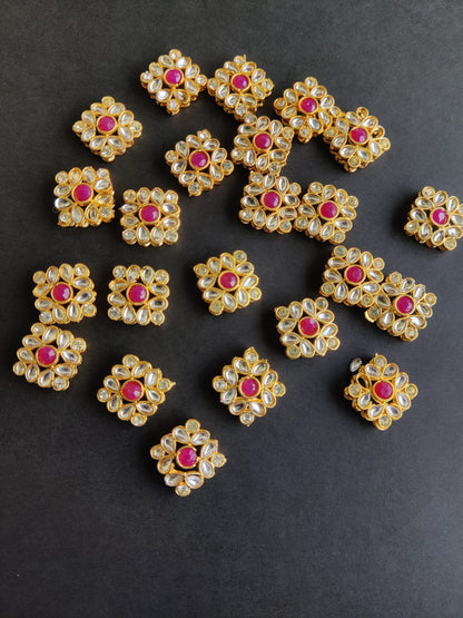 Kundan Rakhi Charms Beads