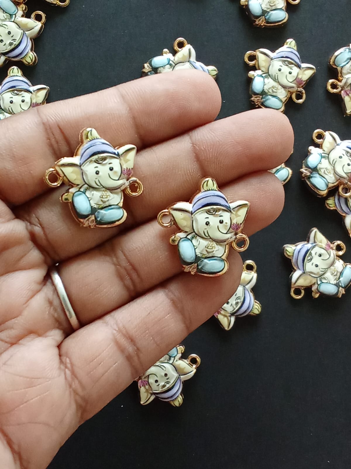 Cartoon Kids Rakhi Charms - Ganesha
