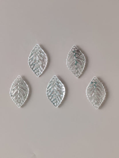 Plastic Leaf Charm