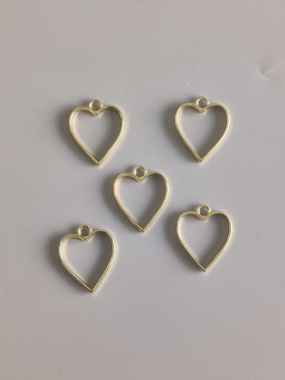 0.75" Heart pendant bezel