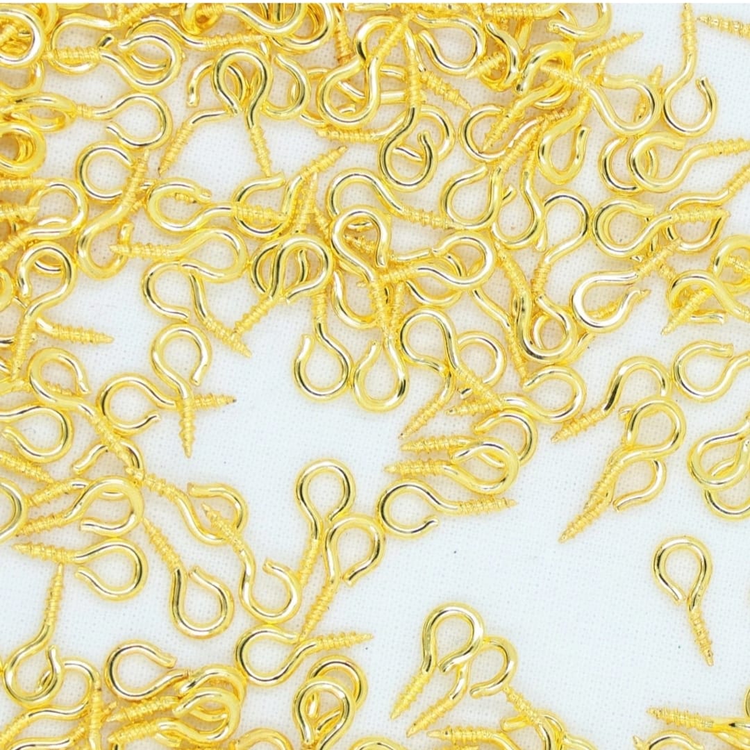 Eyescrew / hook - Golden