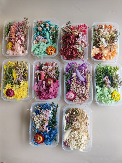 Dry flowers box