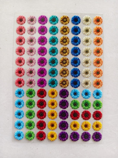 UV DTF Sticker - Colorful Flowers