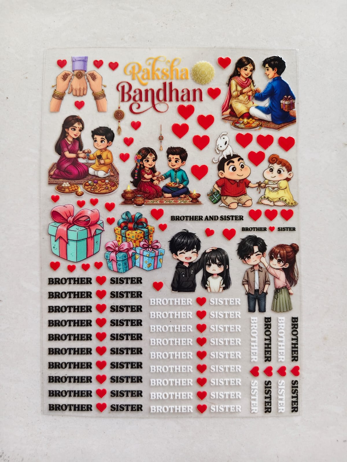 UV DTF Sticker - Rakshabandhan