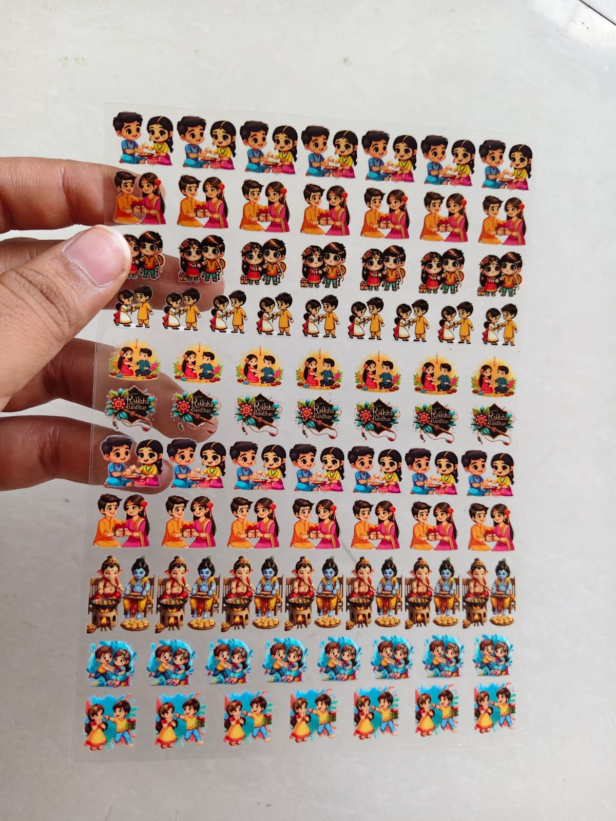 UV DTF Sticker - Rakhi